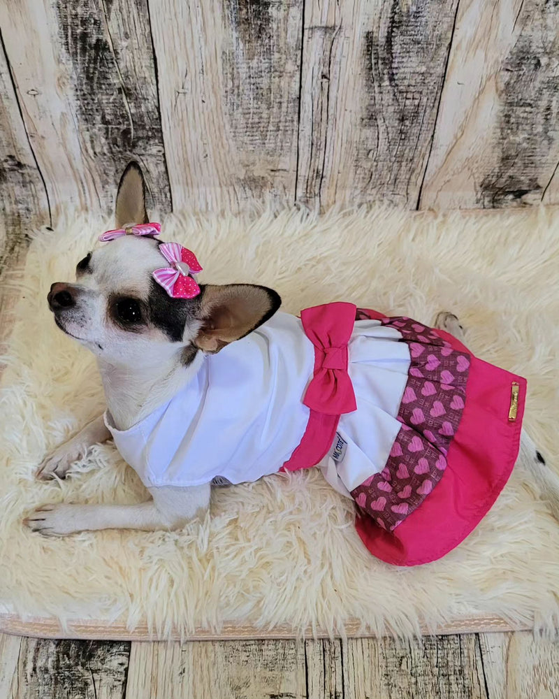 Vestido Para Cachorro - Laço de Neve